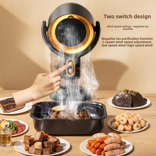 Desktop smoke extractor with air purification - Trendora