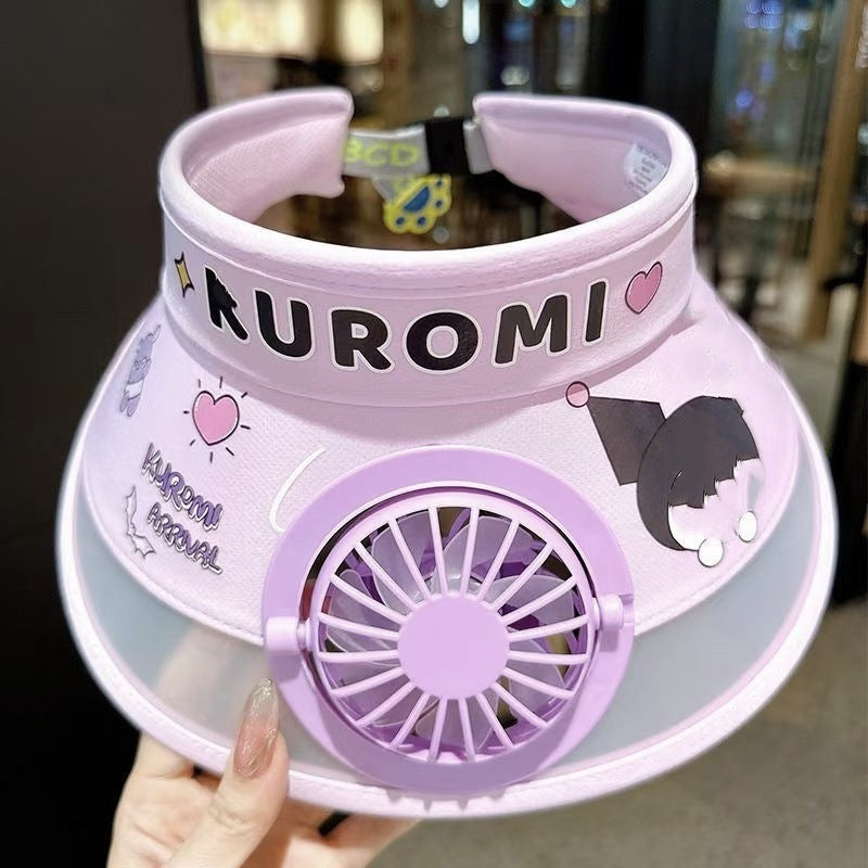 Childrens Sun Hat with Built-in Fan